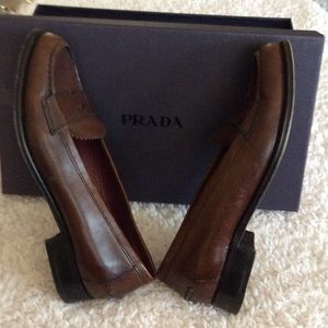 💞AUTHENTIC PRADA💞Vero Cuoio leather shoes